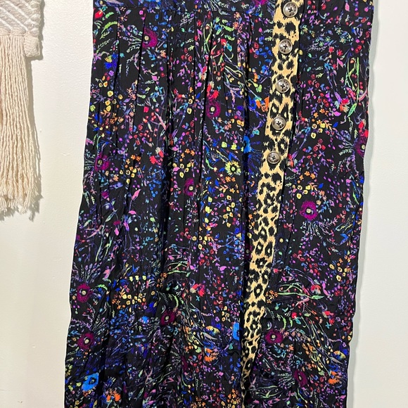 Anthropologie Maeve Morgan floral and leopard midi dress - Picture 8 of 10